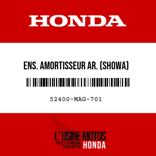 image de 52400-MAG-701 ENS. AMORTISSEUR AR. (SHOWA)