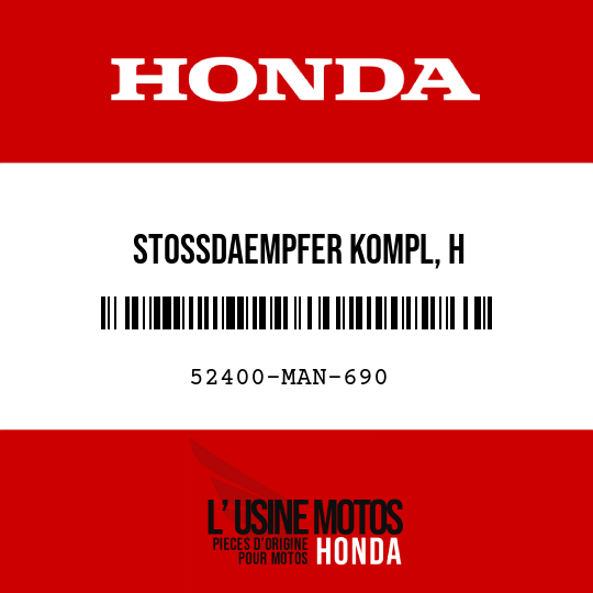 image de 52400-MAN-690 STOSSDAEMPFER KOMPL, H