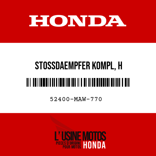 image de 52400-MAW-770 STOSSDAEMPFER KOMPL, H