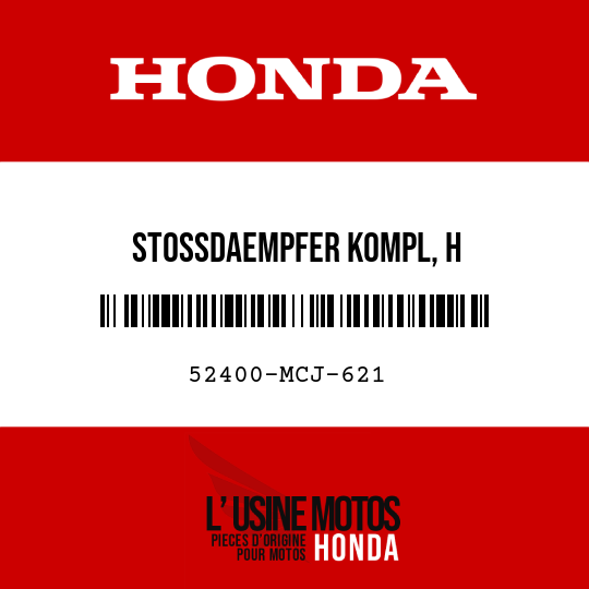 image de 52400-MCJ-621 STOSSDAEMPFER KOMPL, H