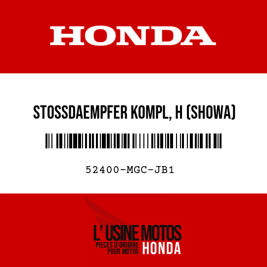 image de 52400-MGC-JB1 STOSSDAEMPFER KOMPL, H (SHOWA)