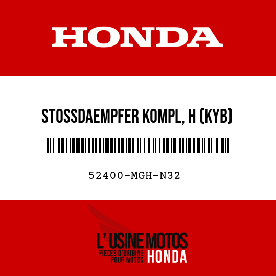 image de 52400-MGH-N32 STOSSDAEMPFER KOMPL, H (KYB)
