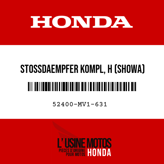 image de 52400-MV1-631 STOSSDAEMPFER KOMPL, H (SHOWA)