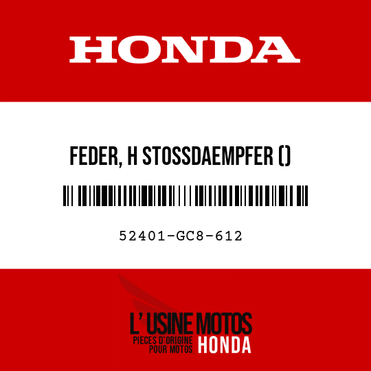 image de 52401-GC8-612 FEDER, H STOSSDAEMPFER ()