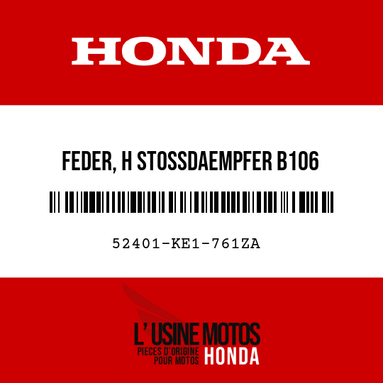 image de 52401-KE1-761ZA FEDER, H STOSSDAEMPFER B106 