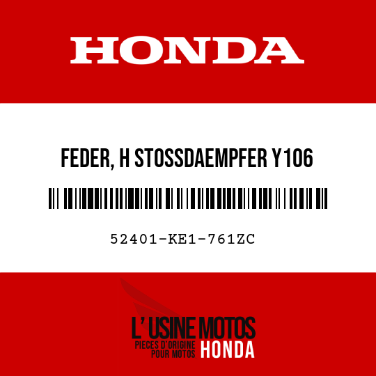 image de 52401-KE1-761ZC FEDER, H STOSSDAEMPFER Y106 