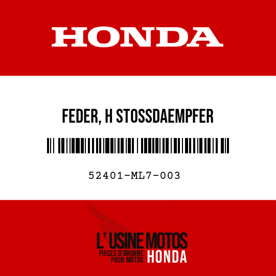 image de 52401-ML7-003 FEDER, H STOSSDAEMPFER