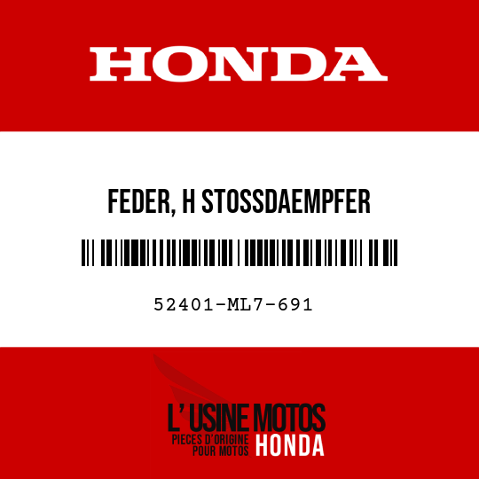image de 52401-ML7-691 FEDER, H STOSSDAEMPFER
