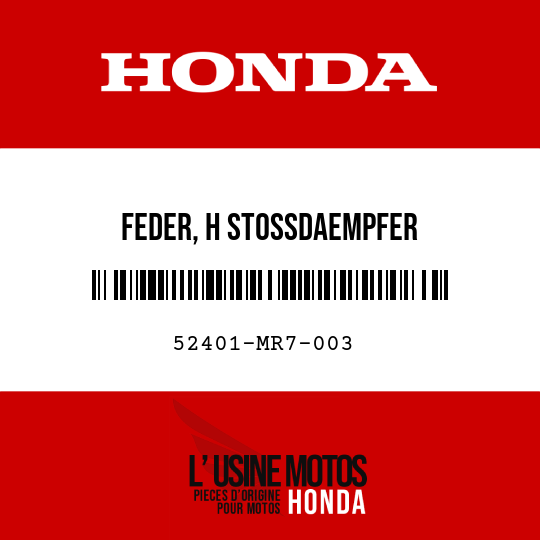 image de 52401-MR7-003 FEDER, H STOSSDAEMPFER