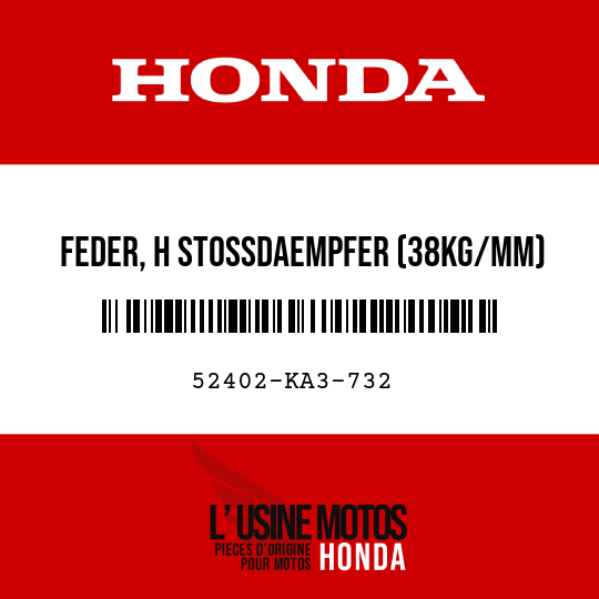 image de 52402-KA3-732 FEDER, H STOSSDAEMPFER (38KG/MM)