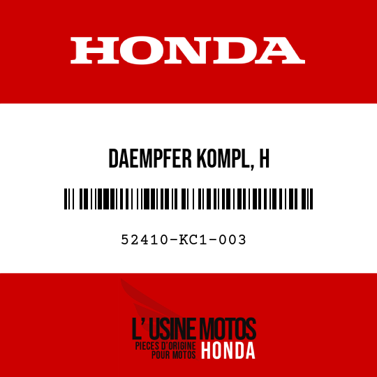 image de 52410-KC1-003 DAEMPFER KOMPL, H