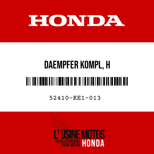 image de 52410-KE1-013 DAEMPFER KOMPL, H