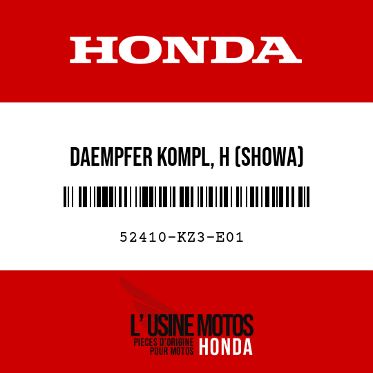 image de 52410-KZ3-E01 DAEMPFER KOMPL, H (SHOWA)