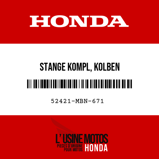 image de 52421-MBN-671 STANGE KOMPL, KOLBEN