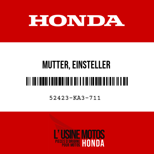 image de 52423-KA3-711 MUTTER, EINSTELLER