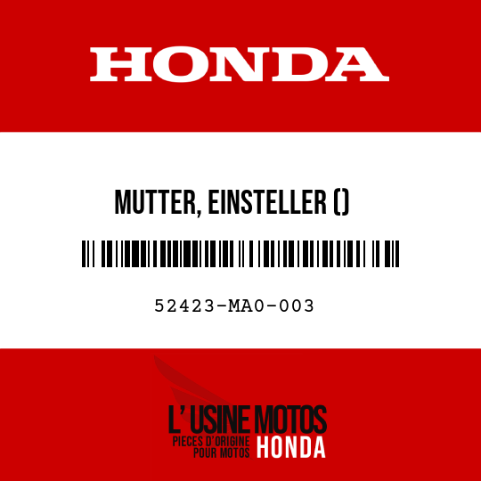 image de 52423-MA0-003 MUTTER, EINSTELLER ()