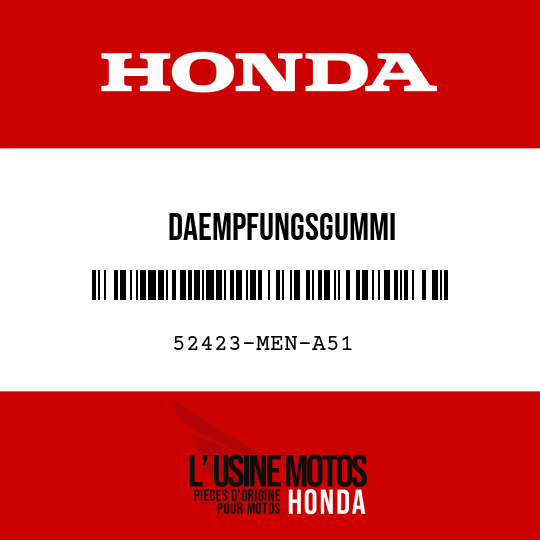 image de 52423-MEN-A51 DAEMPFUNGSGUMMI