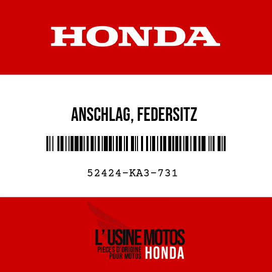 image de 52424-KA3-731 ANSCHLAG, FEDERSITZ