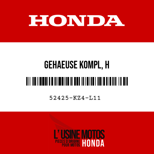 image de 52425-KZ4-L11 GEHAEUSE KOMPL, H