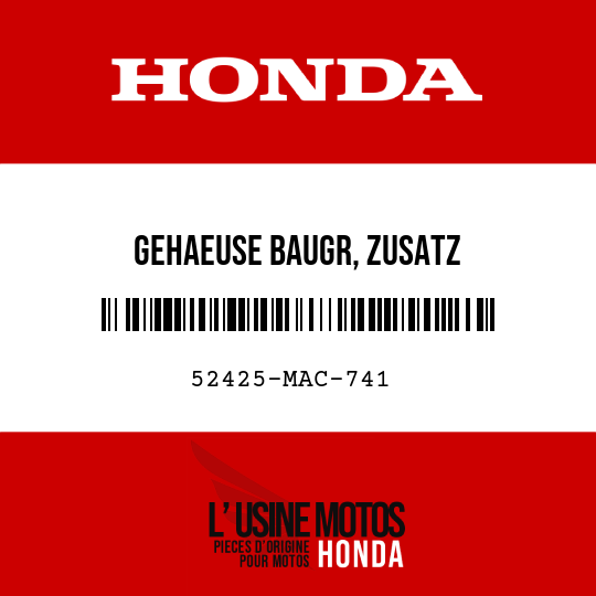 image de 52425-MAC-741 GEHAEUSE BAUGR, ZUSATZ