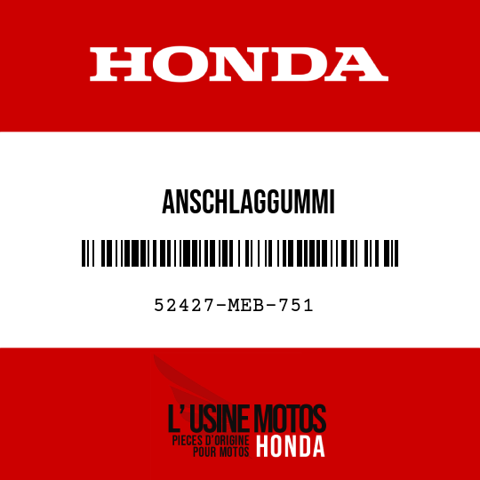 image de 52427-MEB-751 ANSCHLAGGUMMI