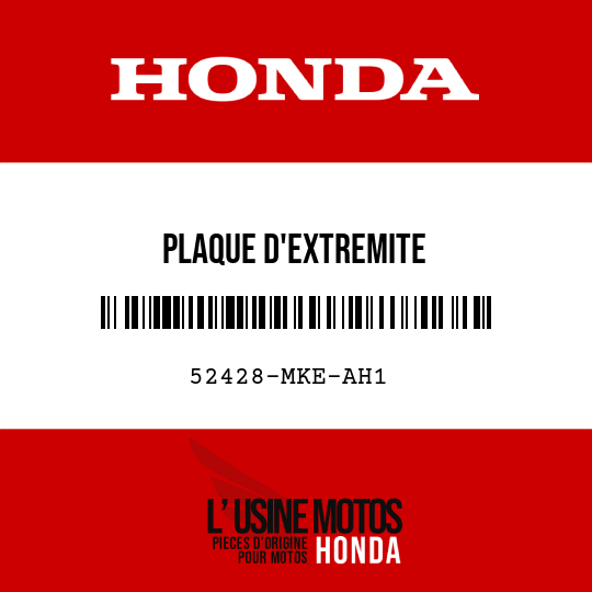 image de 52428-MKE-AH1 PLAQUE D'EXTREMITE