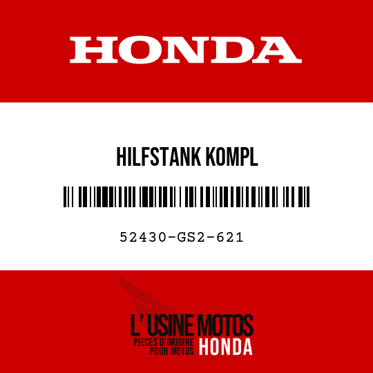 image de 52430-GS2-621 HILFSTANK KOMPL