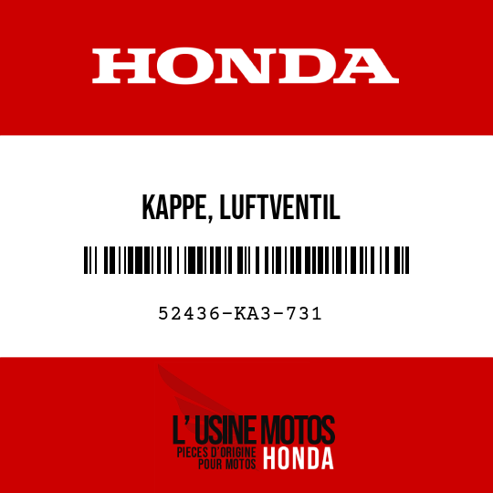 image de 52436-KA3-731 KAPPE, LUFTVENTIL