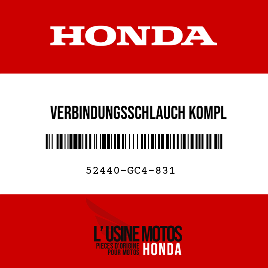 image de 52440-GC4-831 VERBINDUNGSSCHLAUCH KOMPL