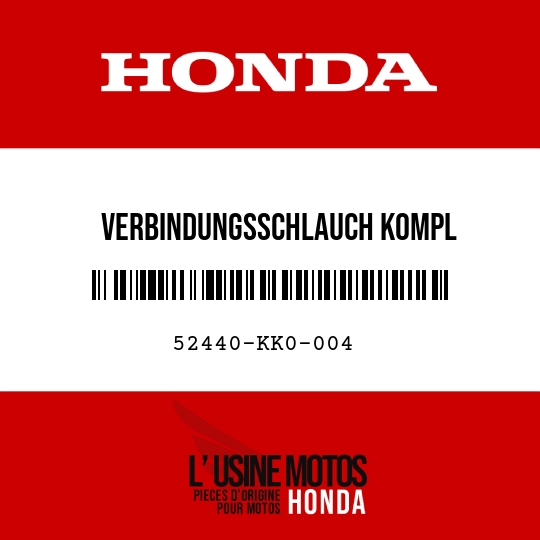 image de 52440-KK0-004 VERBINDUNGSSCHLAUCH KOMPL