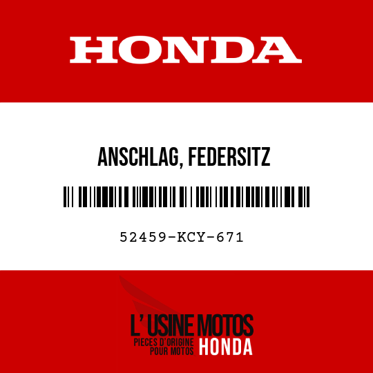 image de 52459-KCY-671 ANSCHLAG, FEDERSITZ