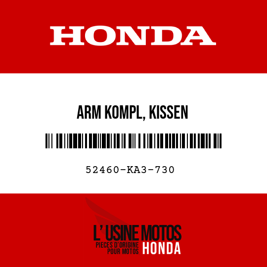 image de 52460-KA3-730 ARM KOMPL, KISSEN