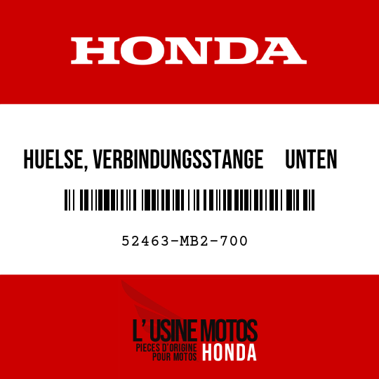 image de 52463-MB2-700 HUELSE, VERBINDUNGSSTANGE     UNTEN