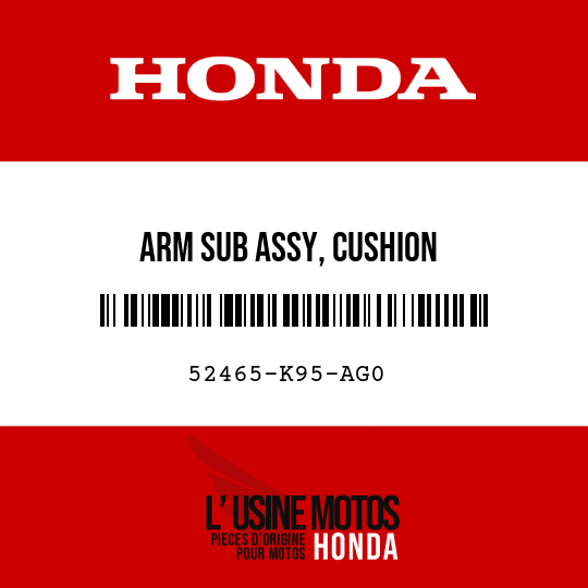 image de 52465-K95-AG0 ARM SUB ASSY, CUSHION