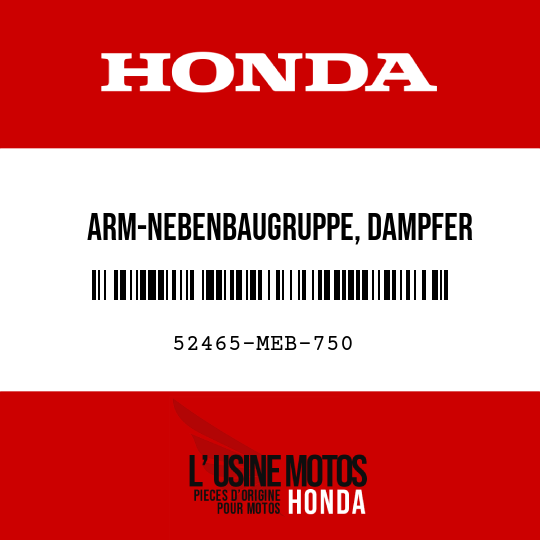 image de 52465-MEB-750 ARM-NEBENBAUGRUPPE, DAMPFER