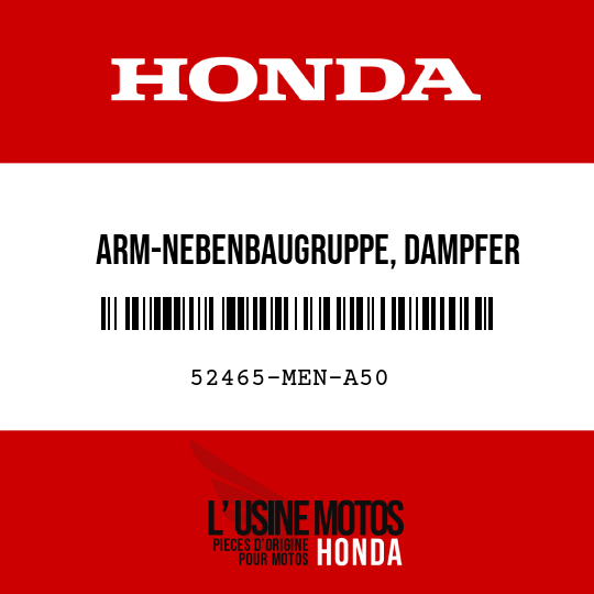 image de 52465-MEN-A50 ARM-NEBENBAUGRUPPE, DAMPFER