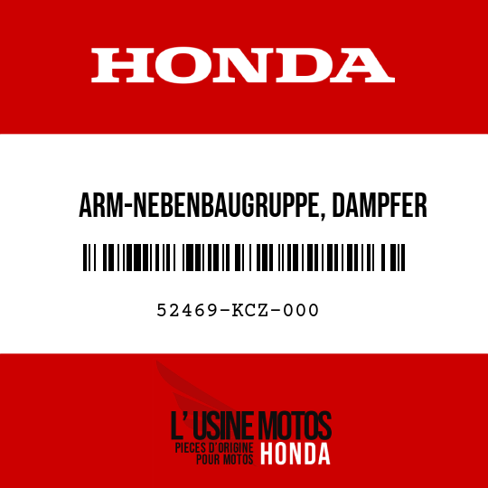 image de 52469-KCZ-000 ARM-NEBENBAUGRUPPE, DAMPFER