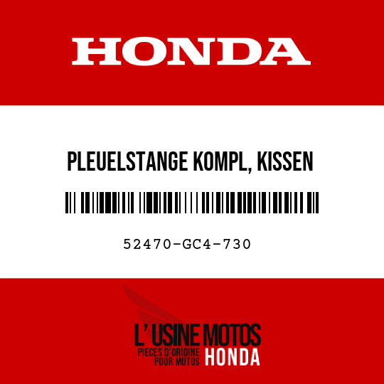 image de 52470-GC4-730 PLEUELSTANGE KOMPL, KISSEN