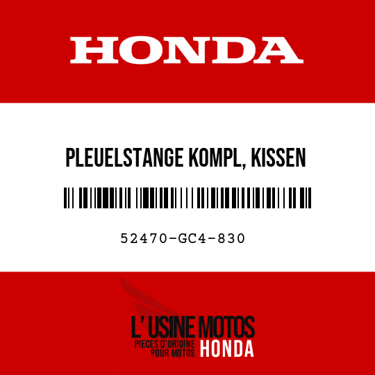image de 52470-GC4-830 PLEUELSTANGE KOMPL, KISSEN