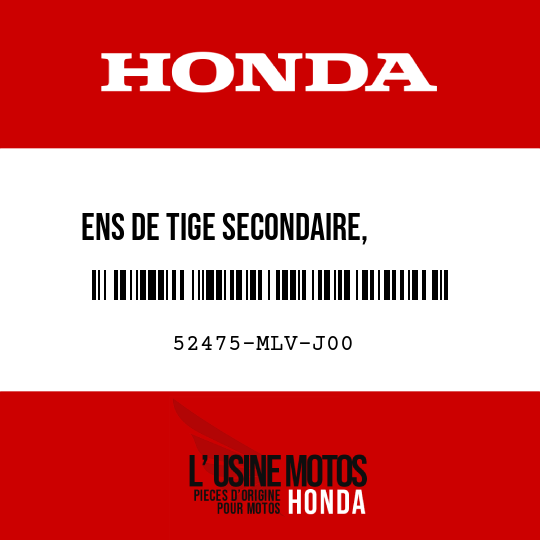 image de 52475-MLV-J00 ENS DE TIGE SECONDAIRE,      COUSSIN CONNEXION