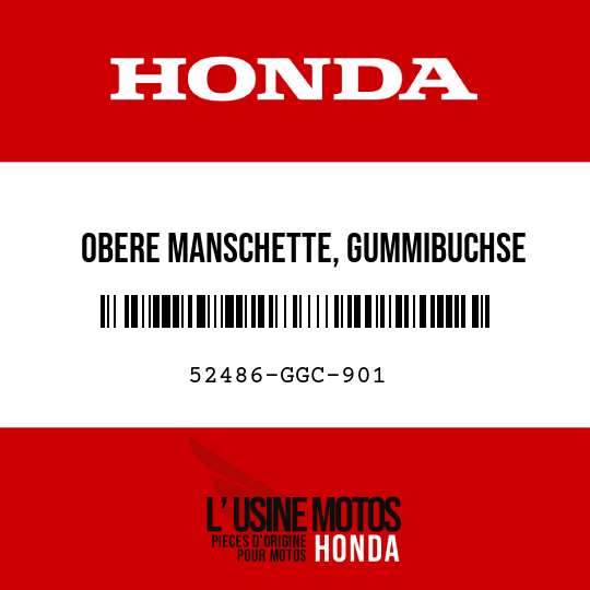 image de 52486-GGC-901 OBERE MANSCHETTE, GUMMIBUCHSE (CHUANNAN ABSORBER)