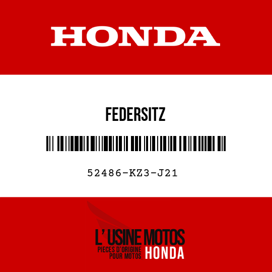 image de 52486-KZ3-J21 FEDERSITZ