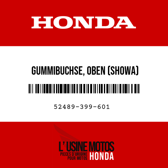 image de 52489-399-601 GUMMIBUCHSE, OBEN (SHOWA)