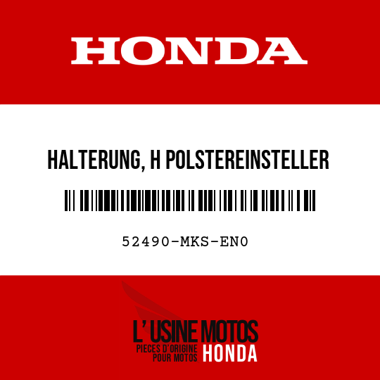 image de 52490-MKS-EN0 HALTERUNG, H POLSTEREINSTELLER