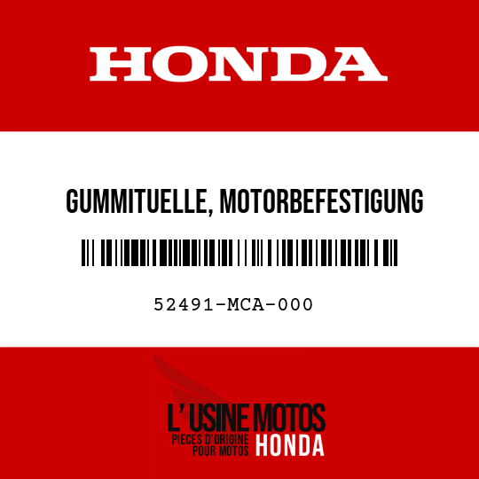 image de 52491-MCA-000 GUMMITUELLE, MOTORBEFESTIGUNG