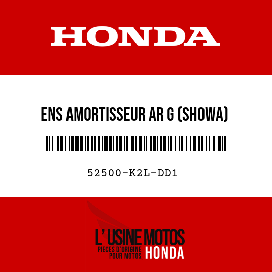 image de 52500-K2L-DD1 ENS AMORTISSEUR AR G (SHOWA)