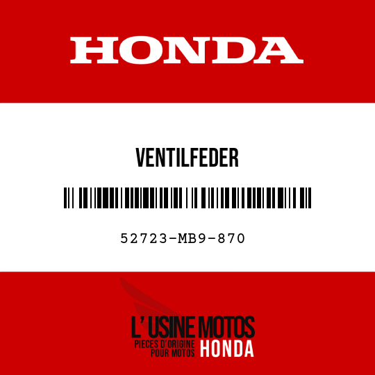 image de 52723-MB9-870 VENTILFEDER