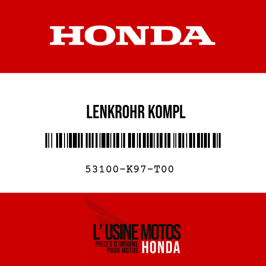 image de 53100-K97-T00 LENKROHR KOMPL