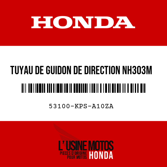 image de 53100-KPS-A10ZA TUYAU DE GUIDON DE DIRECTION NH303M