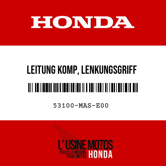 image de 53100-MAS-E00 LEITUNG KOMP, LENKUNGSGRIFF